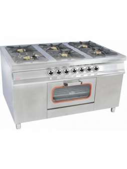 Профессиональная газовая плита Pimak M015-6 (40x40) Профессиональная газовая плита Pimak M015-6 (40x40)